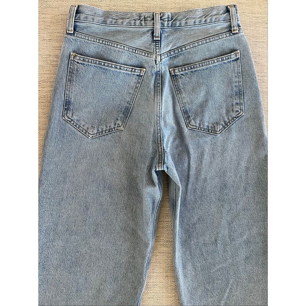 AGOLDE Low Slung Baggy Petite 25 Void Jeans Wide Leg Denim - Picture 8 of 8